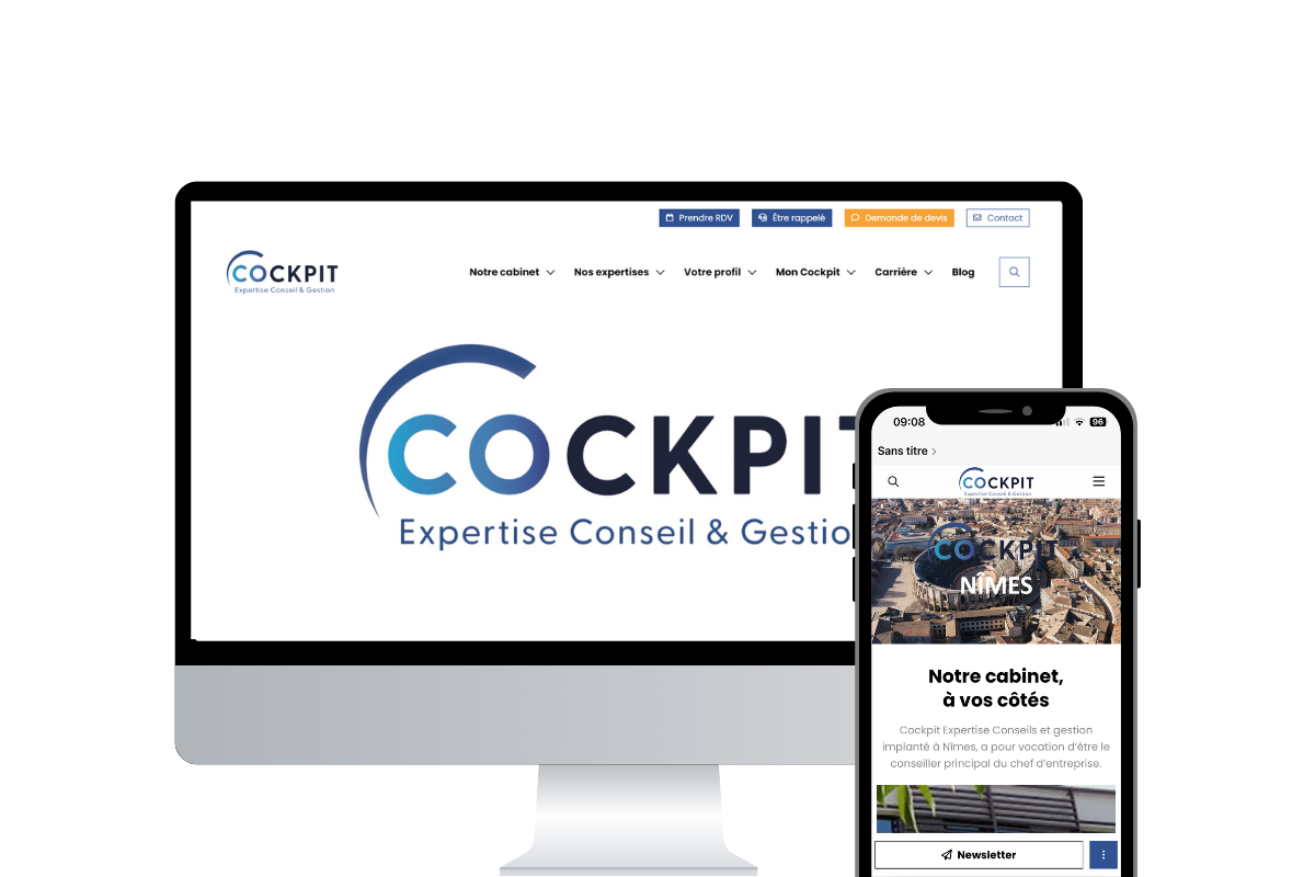 Nouveau site du cabinet comptable à Nîmes